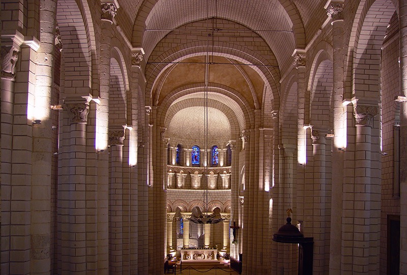 Eclairage intérieur de l’Abbaye Saint-Pierre Abbaye Saint-Pierre