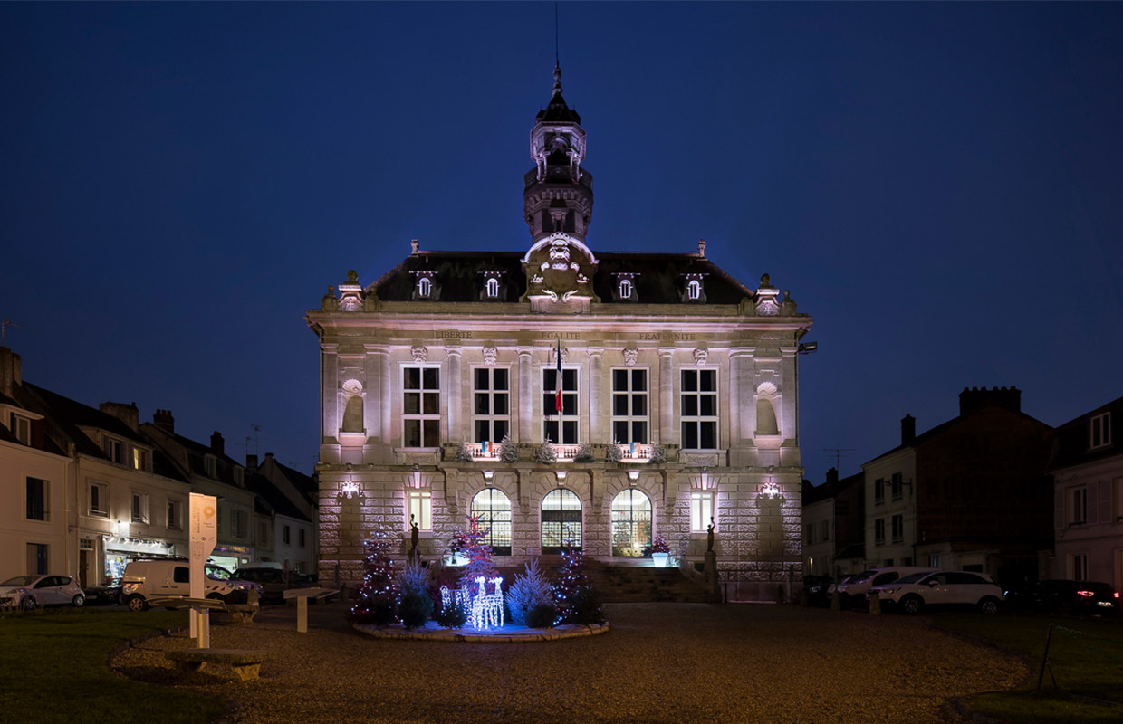 Eclairage architectural de l’Hôtel de Ville de Vernon Hôtel de Ville Vernon