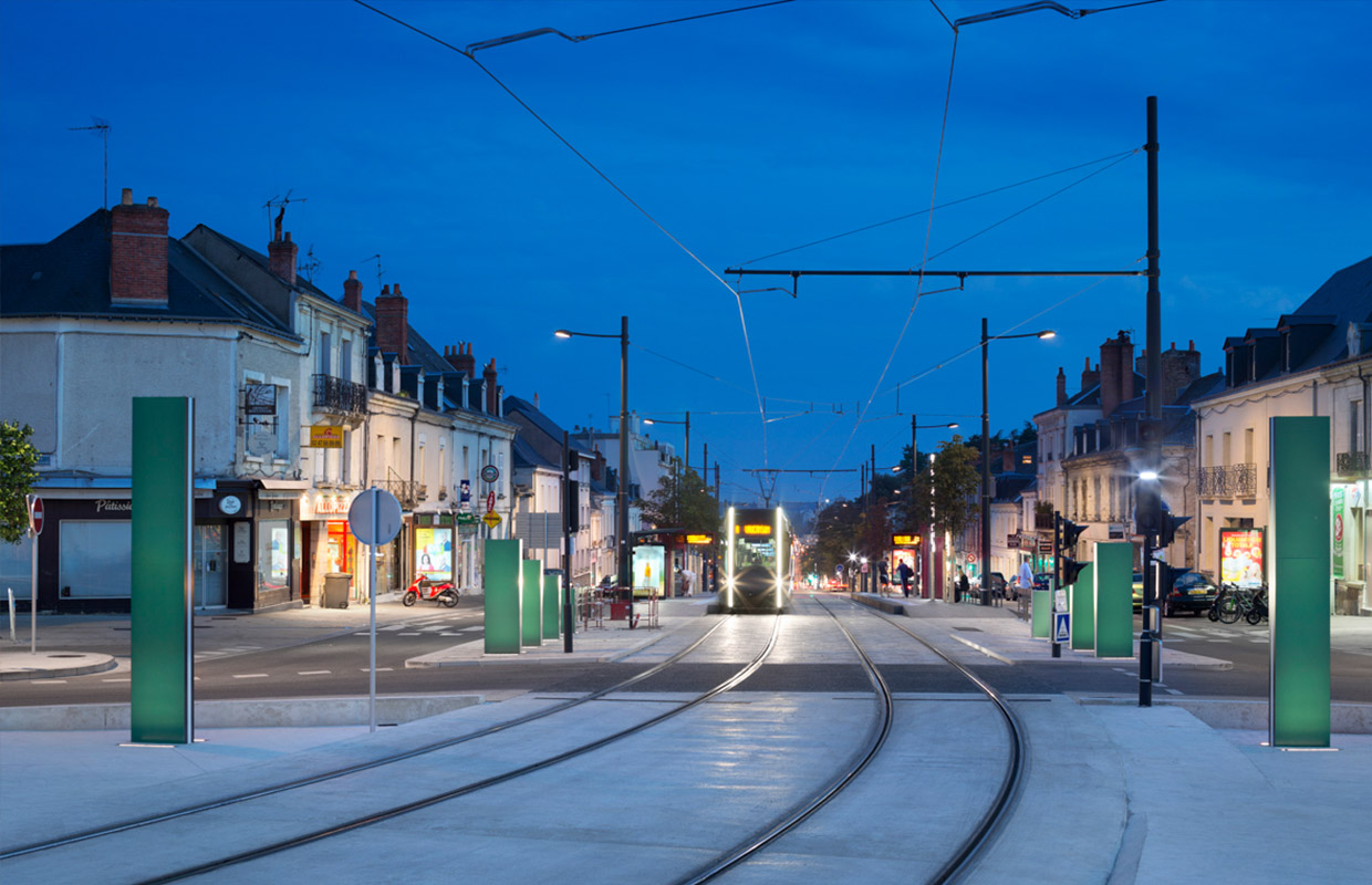 Aménagement lumière Place de la Tranchée Tours Place de la Tranchée Tours
