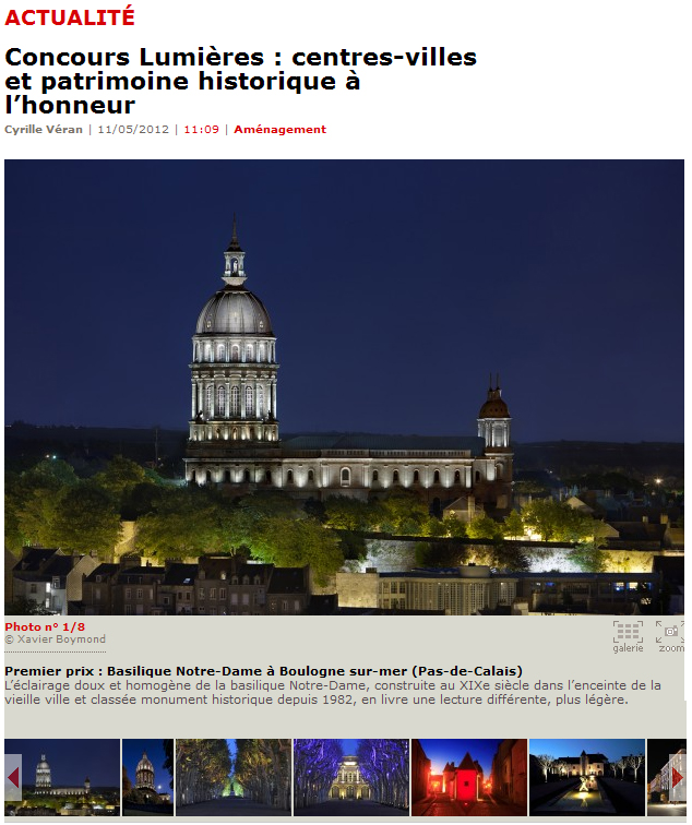 Prix concours lumière Boulogne sur Mer