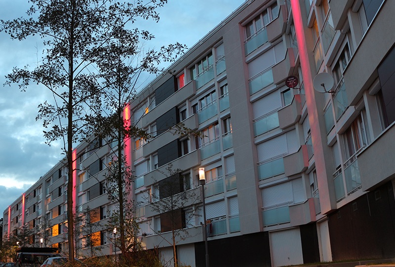 Aménagement lumière de Caucriauville au Havre Le Havre Caucriauville