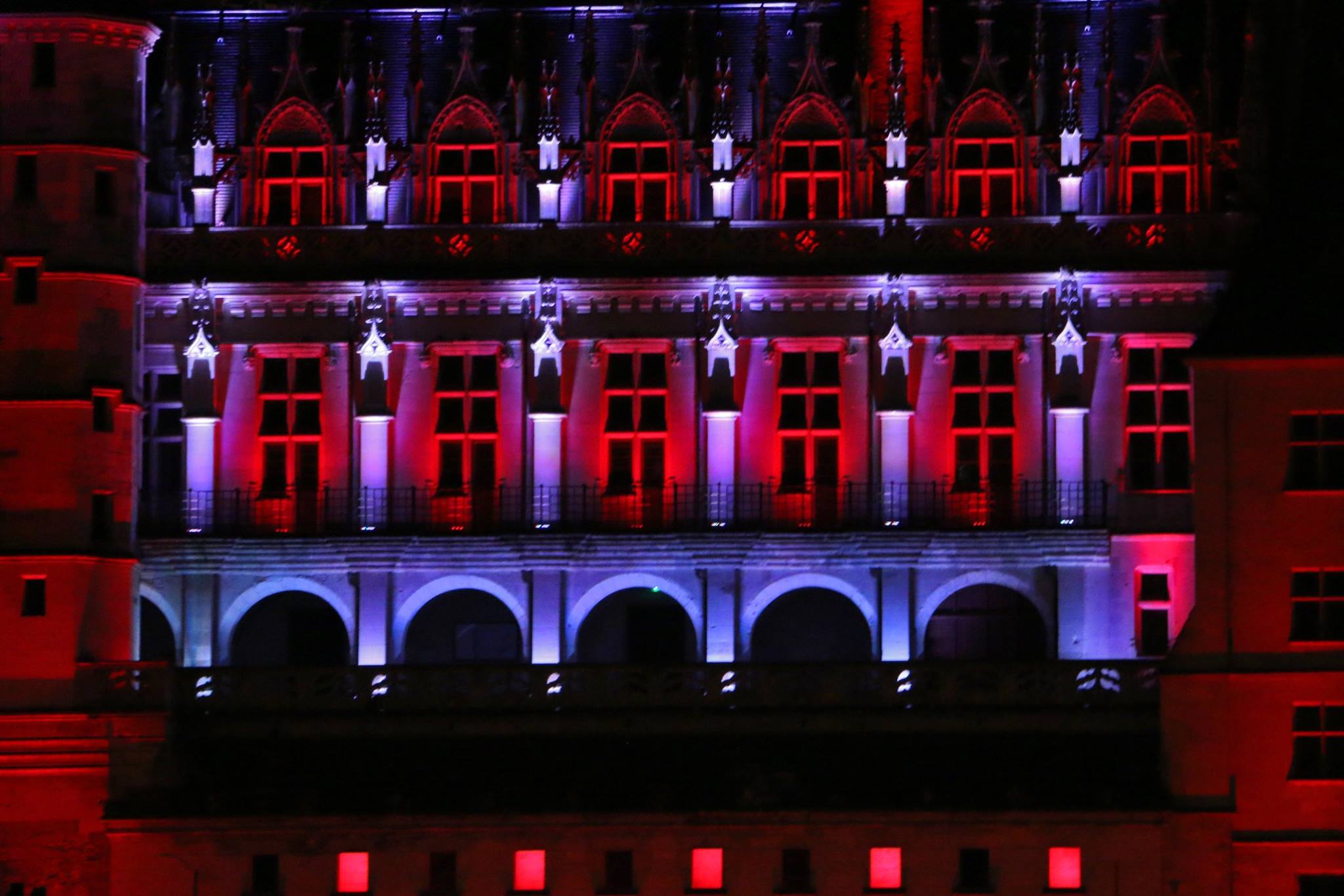 Eclairage architectural Château Amboise