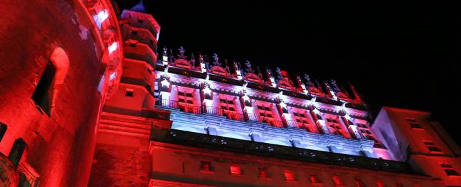 Eclairage architectural Château Amboise