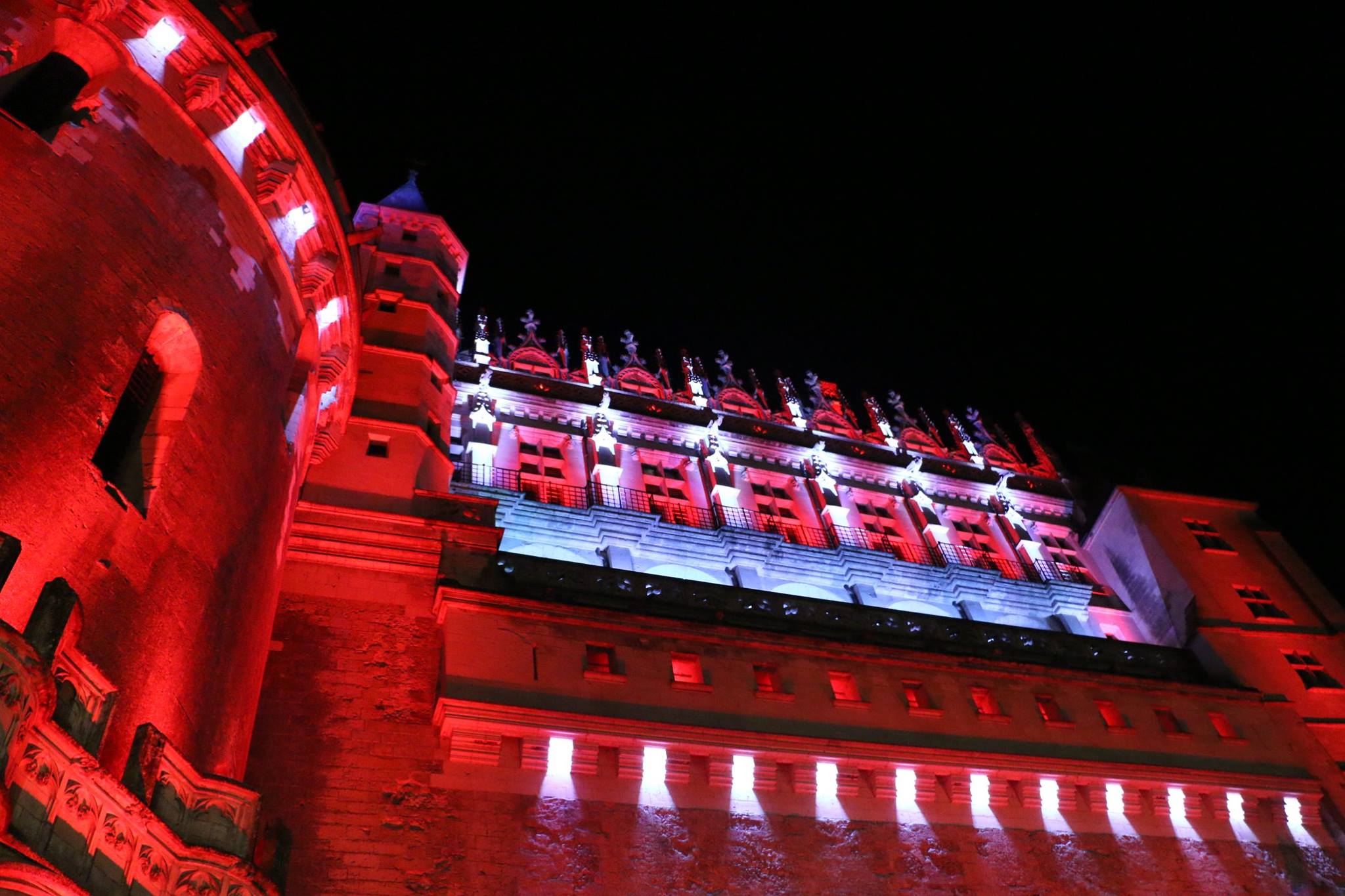 Eclairage architectural Château Amboise