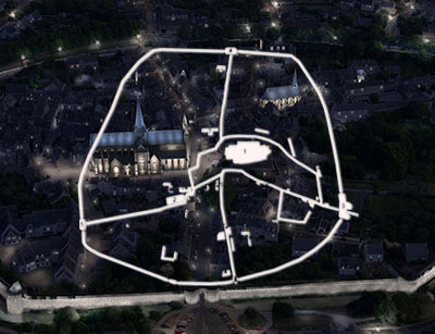 Plan lumière de Guérande