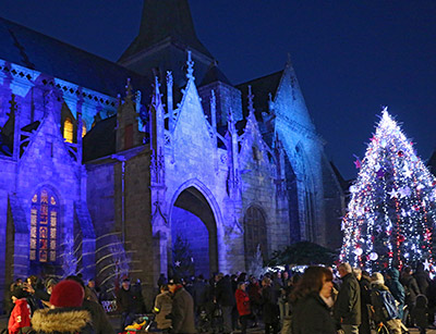 Illumination évènementielle Noël Guérande